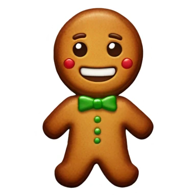 Ginger bread cookie man sticker