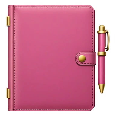 Pink diary sticker