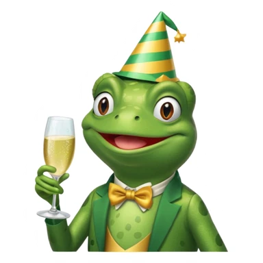 Pepe Shrimpo The Frog Sally sticker