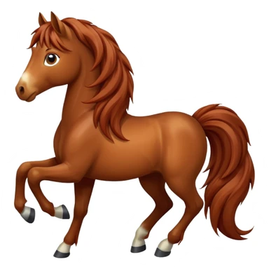 the cartoon horse should be more cartoon sticker