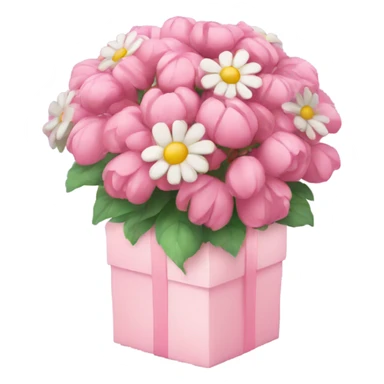 Flower gift sticker