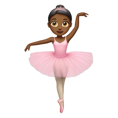 pink ballerina sticker