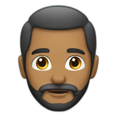 Motorista con barba sticker