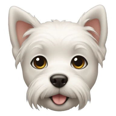 a little dog sticker