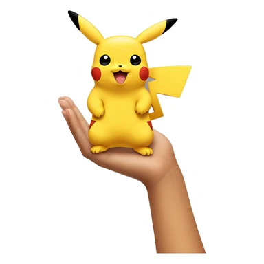 PIKACHU CON UN GG EN LAS MANOS sticker
