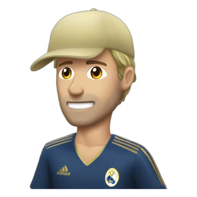 phone on head zidane sticker