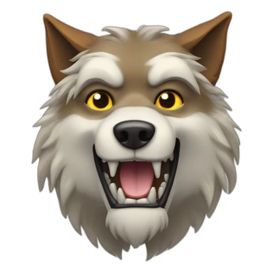 Loup-garou sticker