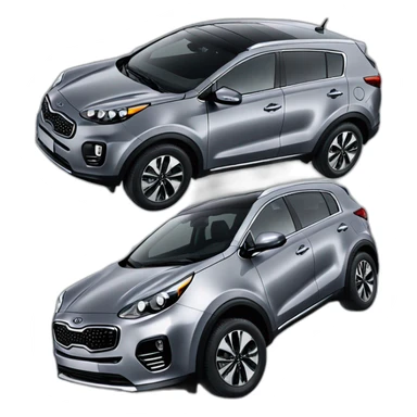 Kia sportage gris 2017 sticker