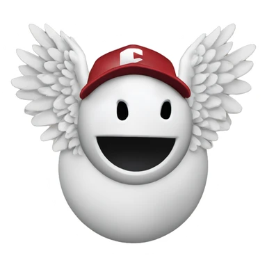 Cleveland Guardians Baseball with wings Logo MLB sticker