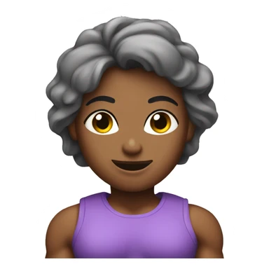 Body builder woman sticker