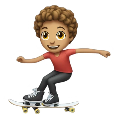 Skating sticker