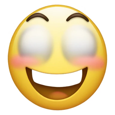 Emoji face cry laughing sticker