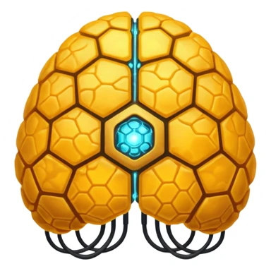 hive mind brain connect sticker