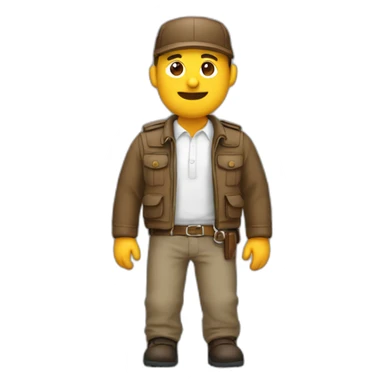 Papa pas content avec une ceinture  sticker