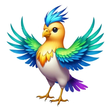 Mage bird sticker