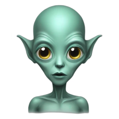 alien try understand the world sticker