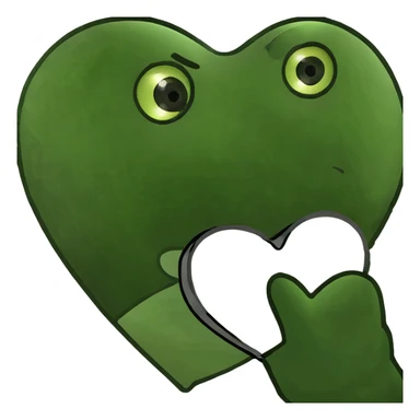 goth heart emoji sticker