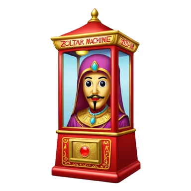 Realistic Zoltar Machine sticker