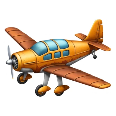 small size plane old town sticker