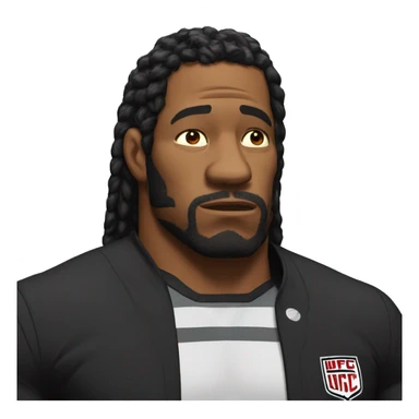 ufc referee herb dean shrugging his shoulders sticker