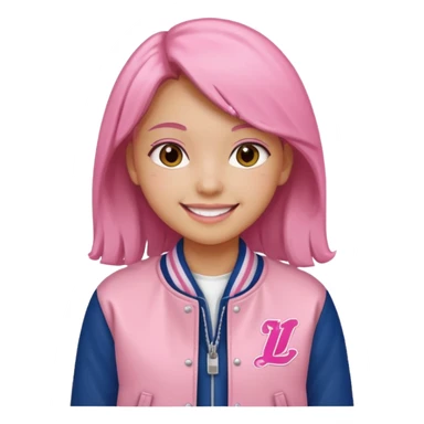 Pink highschool sticker