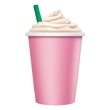 Pink Starbucks coffee sticker
