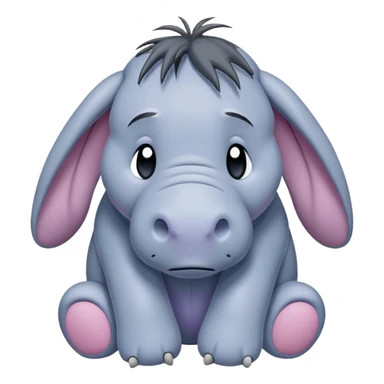 Eeyore from Winnie the Pooh sticker