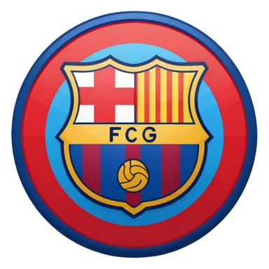 Barcelona logo emoji sticker
