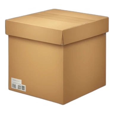Empty box sticker