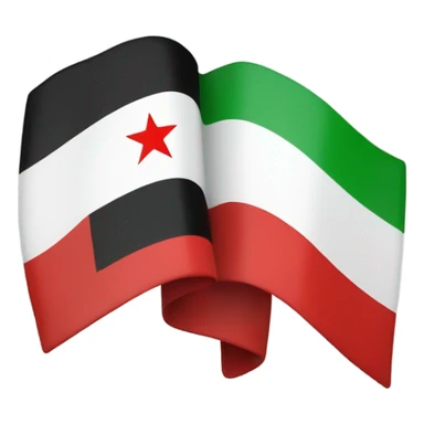 Syrian free flag sticker