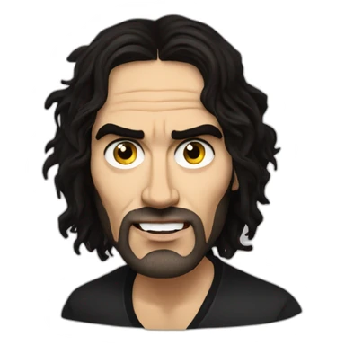 Wild eyed Russell brand sticker