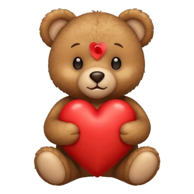 teddy bear for valentines day sticker