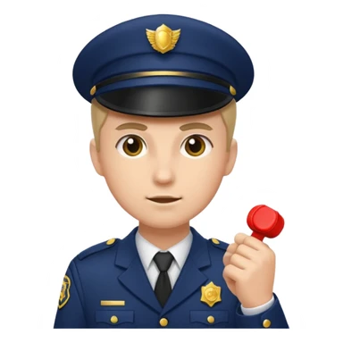 ticket inspector with punch sticker