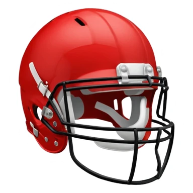 college football player helmets red  sticker