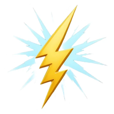 Give me this emoji in black ⚡ sticker