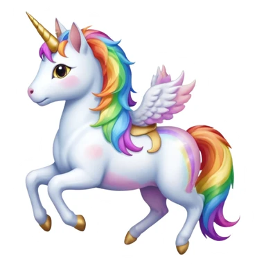 cat riding unicorn sticker