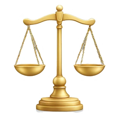 Scales of justice sticker