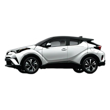 Toyota chr grey full option sticker
