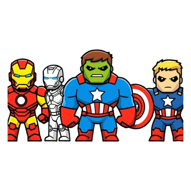 Avengers secret wars sticker