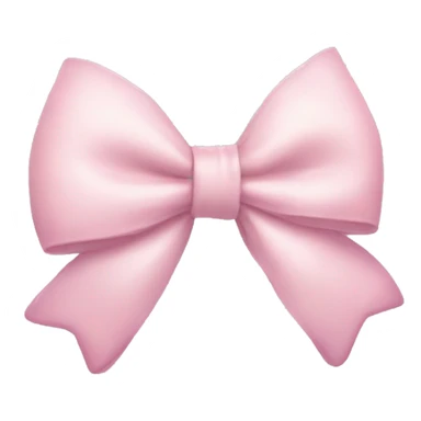 Aesthetic light pink bow sticker