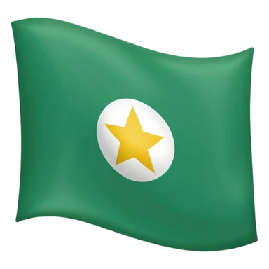 bandera con solo tres franjas horizontales de la misma anchura: verde (superior), blanca (centro), verde (inferior). Misma imagen, franja blanca sin esfera. sticker