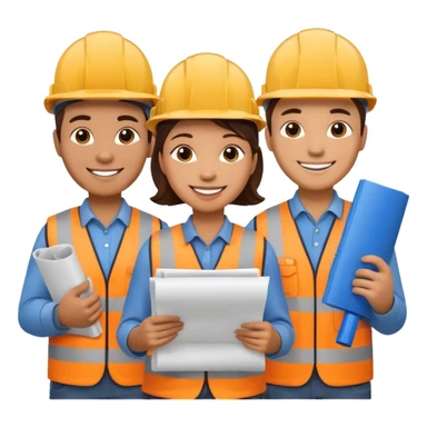 construction workers sticker