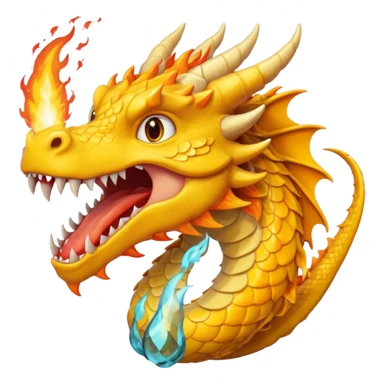 Slick dragon mixed cananoli dragon =yellow color:col <biner fire birsting mouth /ring tips Z sticker