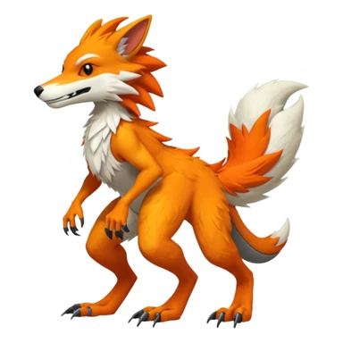 Ratchet-Lombax-Vernid-Sergal-fusion, full body  sticker