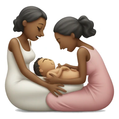 Giving birth sticker