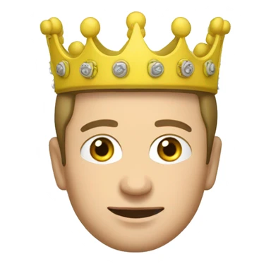 zelensky ukrain president in crown sticker