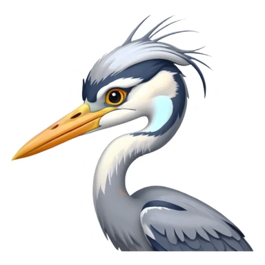 Grey Heron sticker