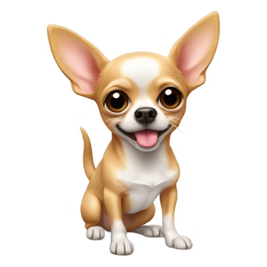 Chihuahua blowing a kiss sticker