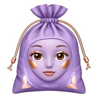 cosmetic in a lavender bag sticker