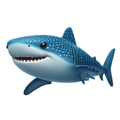 cute whale shark sticker